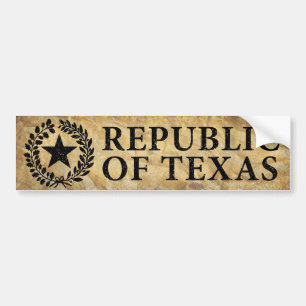 Republiken av Texas förseglar Bildekal
