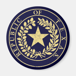 Republiken av Texas förseglar Magnet