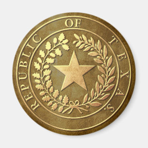 Republiken av Texas förseglar Magnet