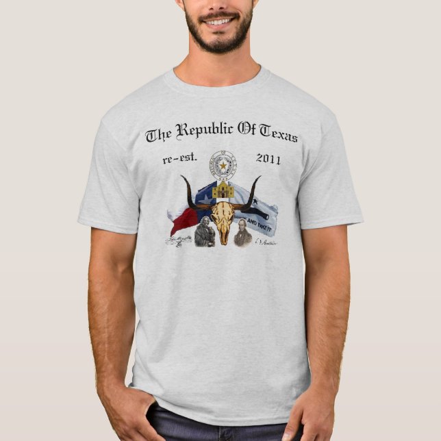 Republiken av Texas Tee Shirt (Framsida)
