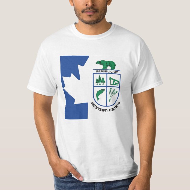 Republiken av westerna Kanada sjunker T Shirt (Framsida)