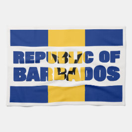 Republiken Barbados Kökshandduk