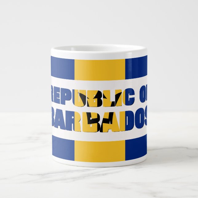 REPUBLIKEN BARBADOS Monogram Jumbo Mugg (Framsidan)