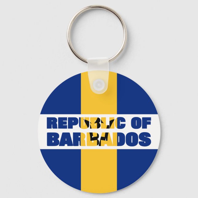 REPUBLIKEN BARBADOS NYCKELRING (Framsida)