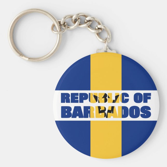 REPUBLIKEN BARBADOS NYCKELRING (Framsidan)