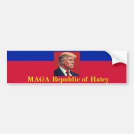 Republiken Bumper Sticker Bildekal