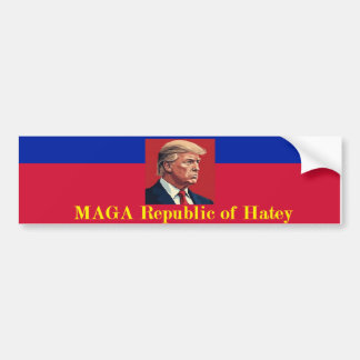 Republiken Bumper Sticker Bildekal
