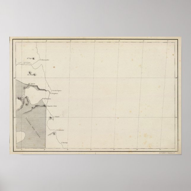 Republiken Chiles karta 13 Poster (Framsidan)