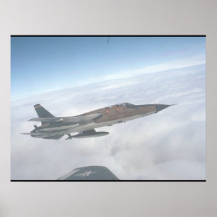 Republiken F-105 ThunderChief_Military Aircraft Poster