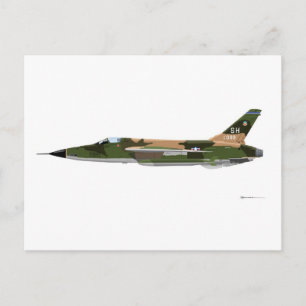 Republiken F-105 ThunderChief Vykort