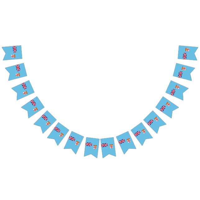 Republiken Fiji flagga buntbanderoll (Alla)