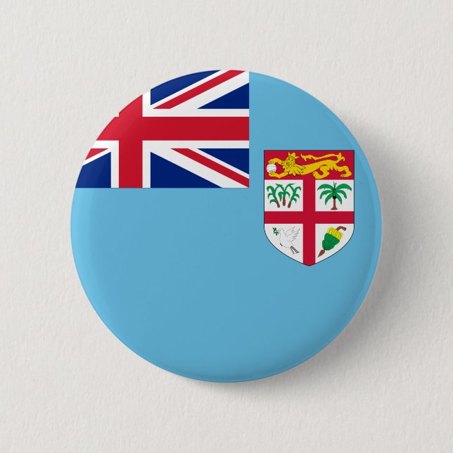 Republiken Fiji flagga Button Knapp (Framsida)