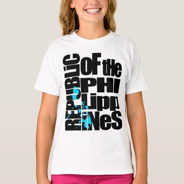 Republiken Filippinerna (Kids Shirt) Tee (Framsida)
