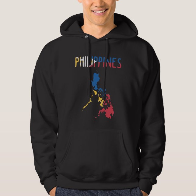 Republiken Filippinerna, Sydostasien Land Hoodie (Framsida)