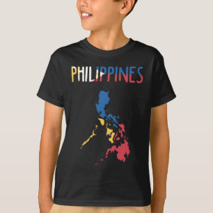 Republiken Filippinerna, Sydostasien Land T Shirt