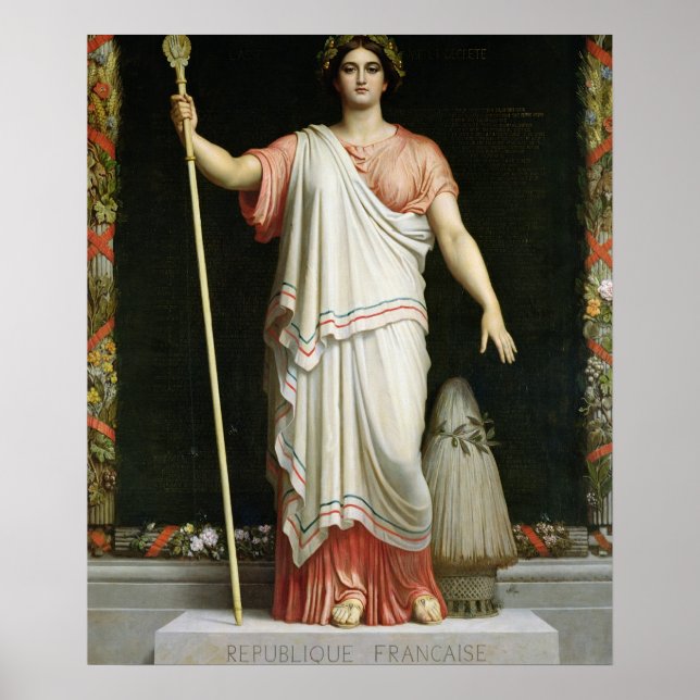 Republiken Frankrike, 1848 Poster (Framsidan)