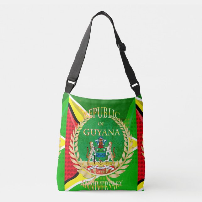 Republiken Guyana Jubilee Axelväska (Framsida)
