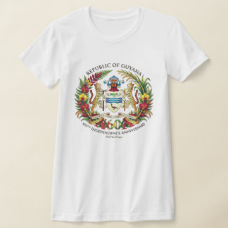 Republiken Guyanas 60-årsjubileum för självständig T Shirt