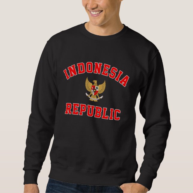 Republiken Indonesien  Lång Ärmad Tröja (Framsida)