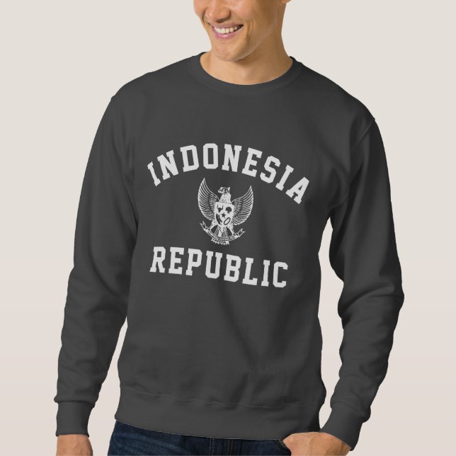 Republiken Indonesien  Lång Ärmad Tröja (Framsida)