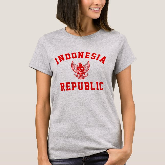 Republiken Indonesien  T Shirt (Framsida)