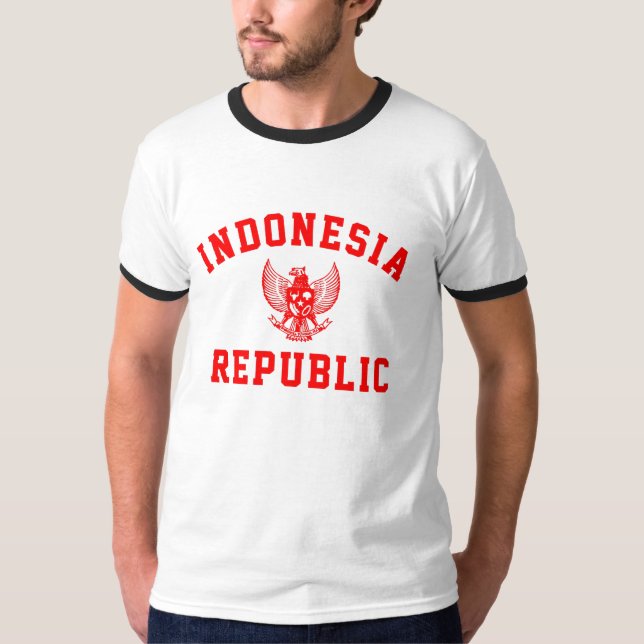 Republiken Indonesien  T Shirt (Framsida)