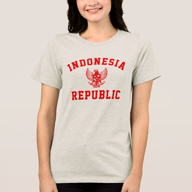 Republiken Indonesien T Shirt (Framsida)
