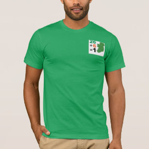 Republiken Irland 26+6=1 TShirt-Grönt T Shirt