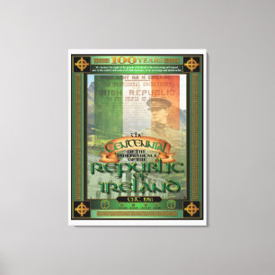 Republiken Irland Canvastryck