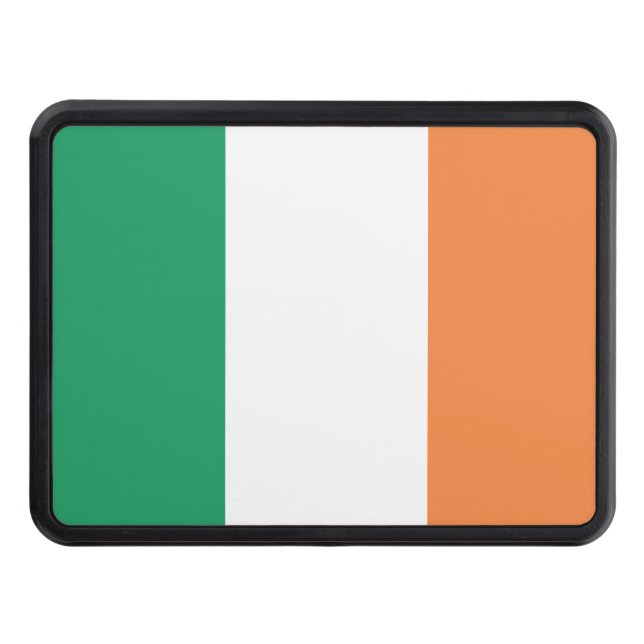 Republiken Irland Flagga Trailer Hitch Cover Dragkroksskydd (Framsidan)