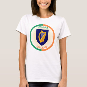 Republiken Irland Jackar av Arm Circle Shape T Shirt