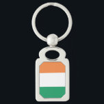 Republiken Irland Metall Keychain Flagga Rektangulärt Silverfärgad Nyckelring<br><div class="desc">Irland,  irländskt,  irländskt,  irländskt,  flagga,  republikens,  Europas,  resans,  land,  pridets,  souvenirs</div>