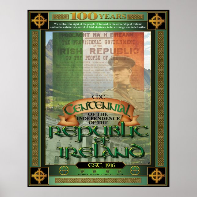 Republiken Irland Poster (Framsidan)