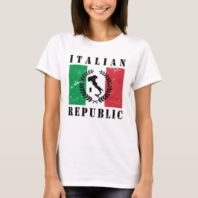 Republiken Italien Tee (Framsida)