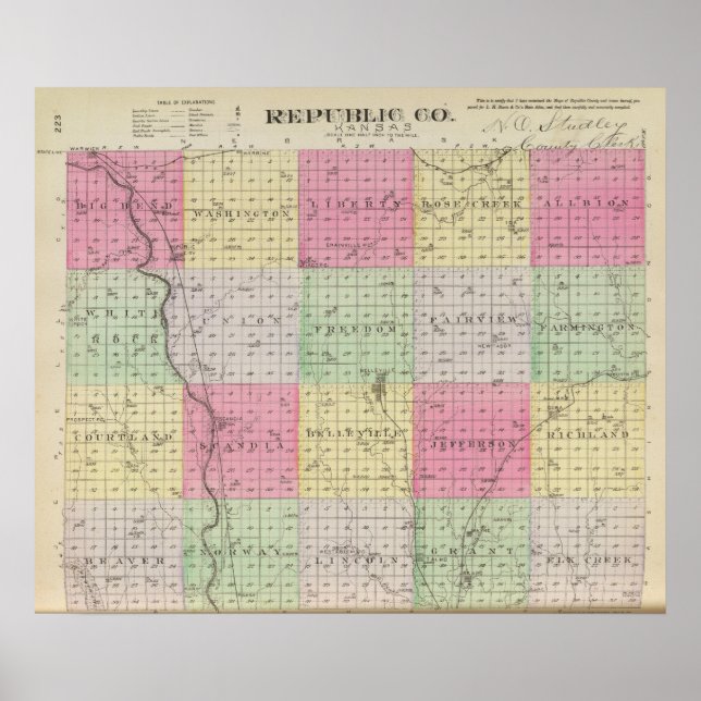 Republiken Kansas Poster (Framsidan)