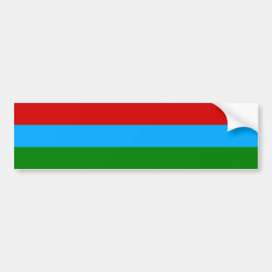 Republiken Karelen Flagga Bildekal