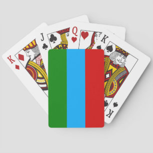 Republiken Karelen Flagga Casinokort