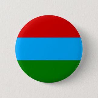 Republiken Karelen Flagga Knapp