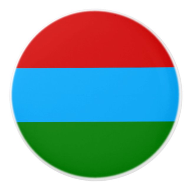 Republiken Karelen Flagga Knopp (Framsidan)