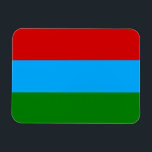 Republiken Karelen Flagga Magnet<br><div class="desc">Patriotiska flagga i Karelen.</div>