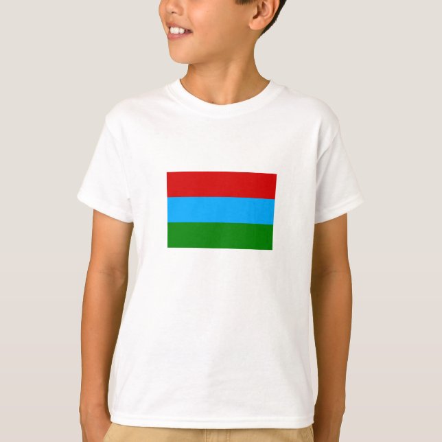 Republiken Karelen Flagga T Shirt (Framsida)