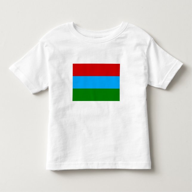 Republiken Karelen Flagga T Shirt (Framsida)