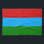 Republiken Kareliens flagga Kökshandduk<br><div class="desc">Republiken Karelens patriotiska flagga.</div>