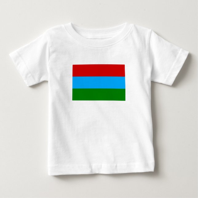 Republiken Karelska flagga T Shirt (Framsida)