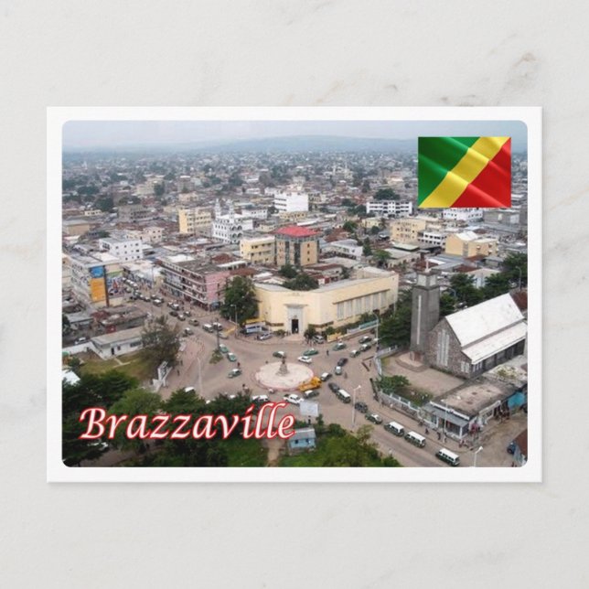 Republiken Kongo - Brazzaville - Vykort (Framsida)
