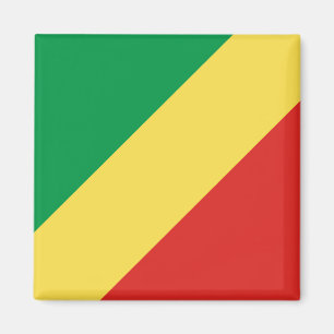 Republiken Kongo-Flagga Magnet