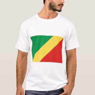 Republiken Kongo-Flagga T Shirt