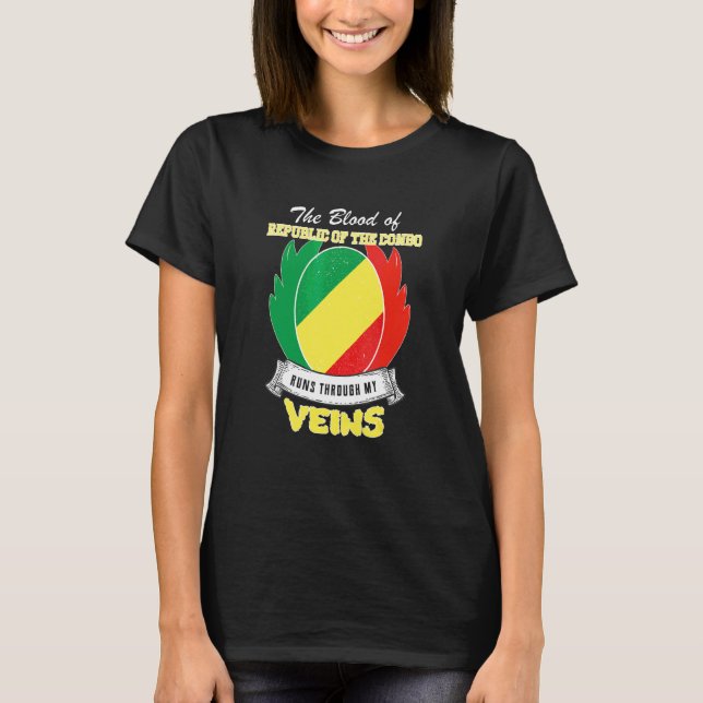 Republiken Kongo I Mina Ådror T Shirt (Framsida)