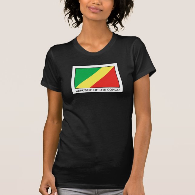 Republiken Kongo Tee Shirt (Framsida)