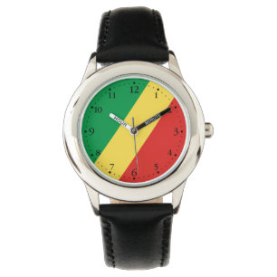 Republiken Kongos flagga Armbandsur